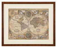 [Maps & Atlases] (Speed, John). A New and Accurat Map of the World Drawne according to ye truest Descriptions latest Discoueries & best Observations yt have beene made by English or Strangers