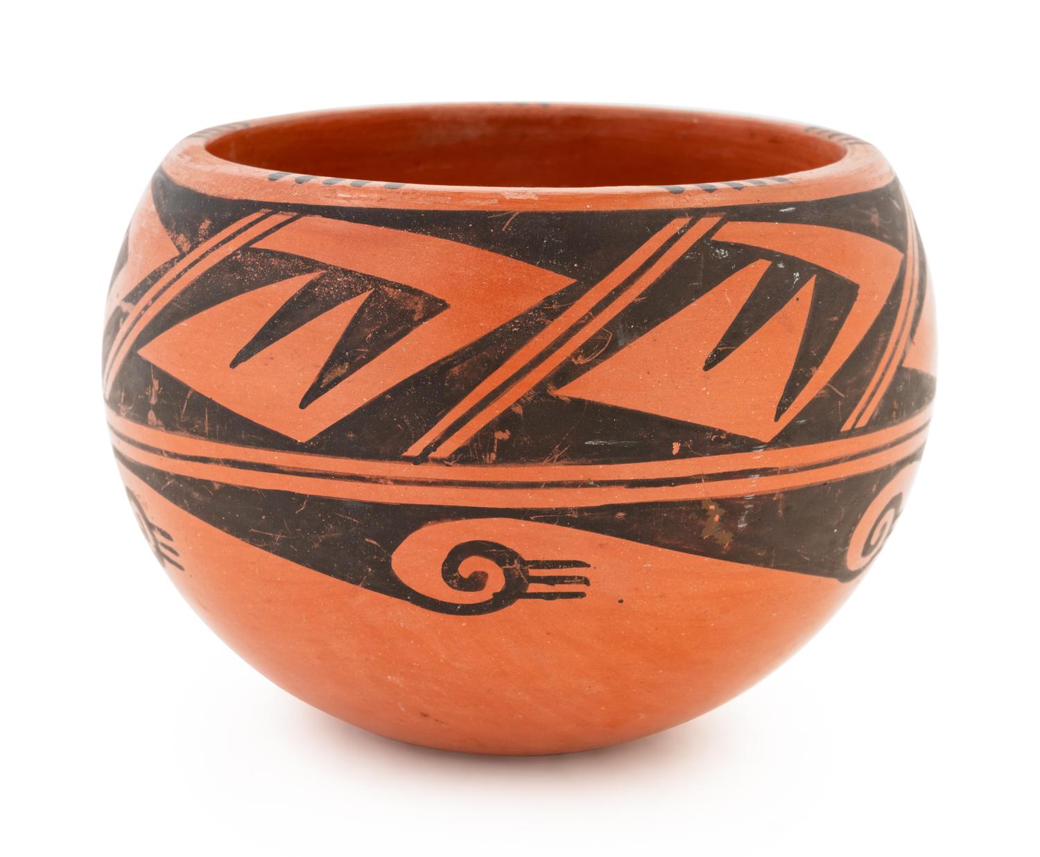 A Hopi Pottery Vase by Beth Sakeva (Hopi, 1926-1994)