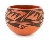 A Hopi Pottery Vase by Beth Sakeva (Hopi, 1926-1994)