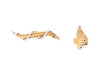 COLLECTION OF YELLOW GOLD AND DIAMOND JEWELRY