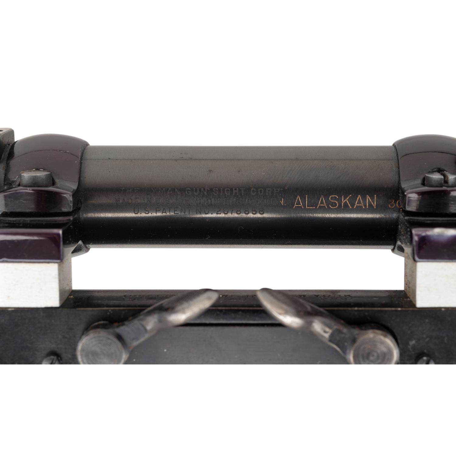 **Pre-64 Transitional Winchester Model 70 with Lyman Alaskan Scope and Griffin & Howe Side Mount