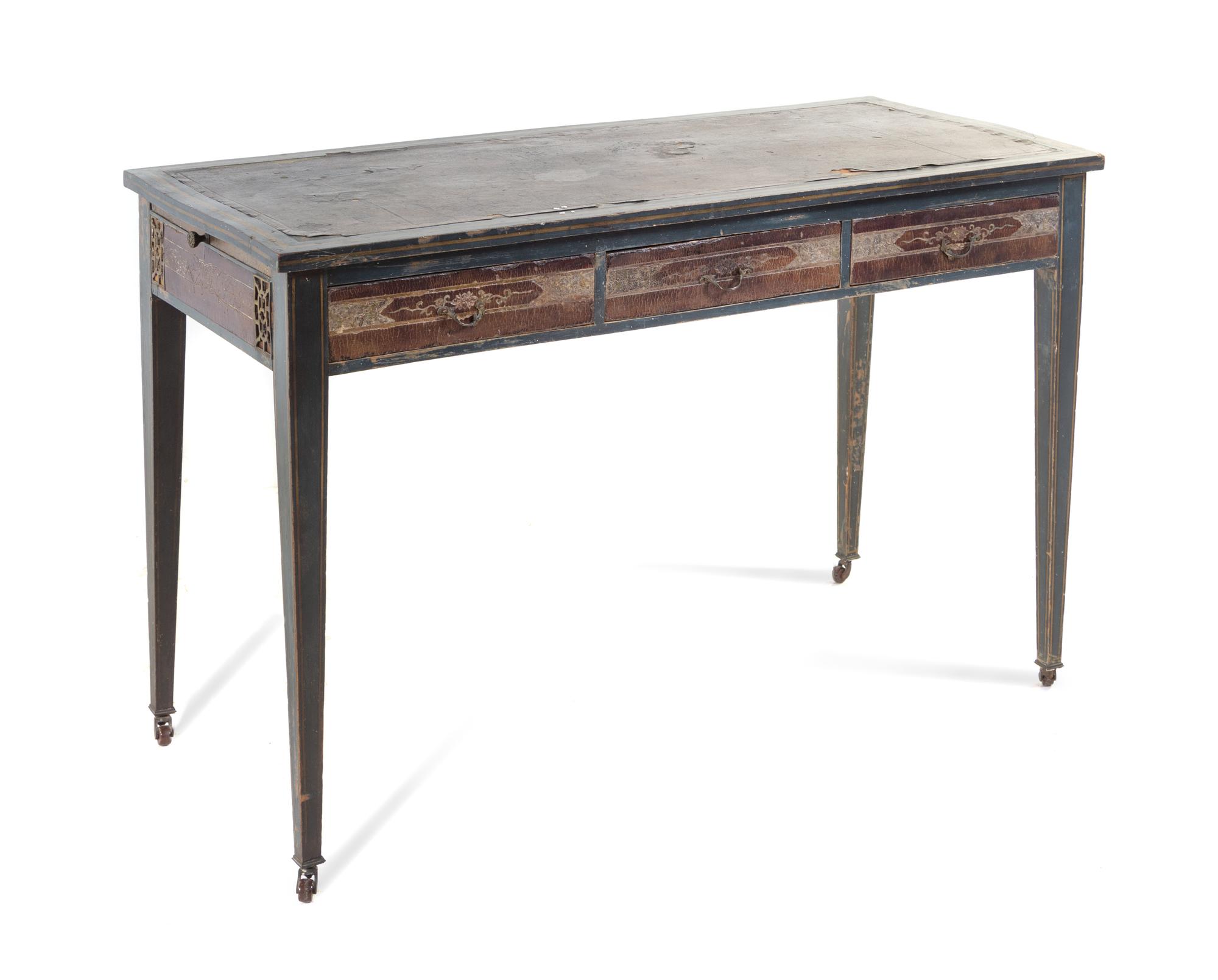A Group of Four Carved Wood Furniture Items
