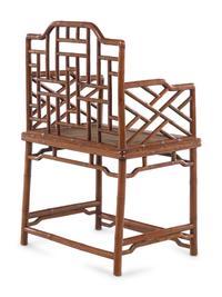 A Chinese Nanmu Chair, Meiguiyi