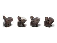 Four Carved and Painted Wood Duck Decoys