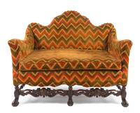 A Renaissance Revival Style Settee Height 37 x width 45 x depth 28 inches. — 20TH CENTURY