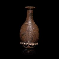 A Small Chinese Silver Reliquary Bottle, Tang Dynasty, Third Year of the Kaiyuan Era (715) — 唐開元三年（715）线刻四大天王像银舍利瓶