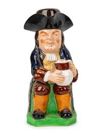 A Copeland Toby Jug with Cover and Another Toby Jug