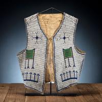 Sioux Beaded Hide Vest