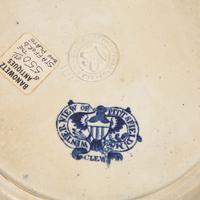 A Group of Five Staffordshire Historical Blue Plates