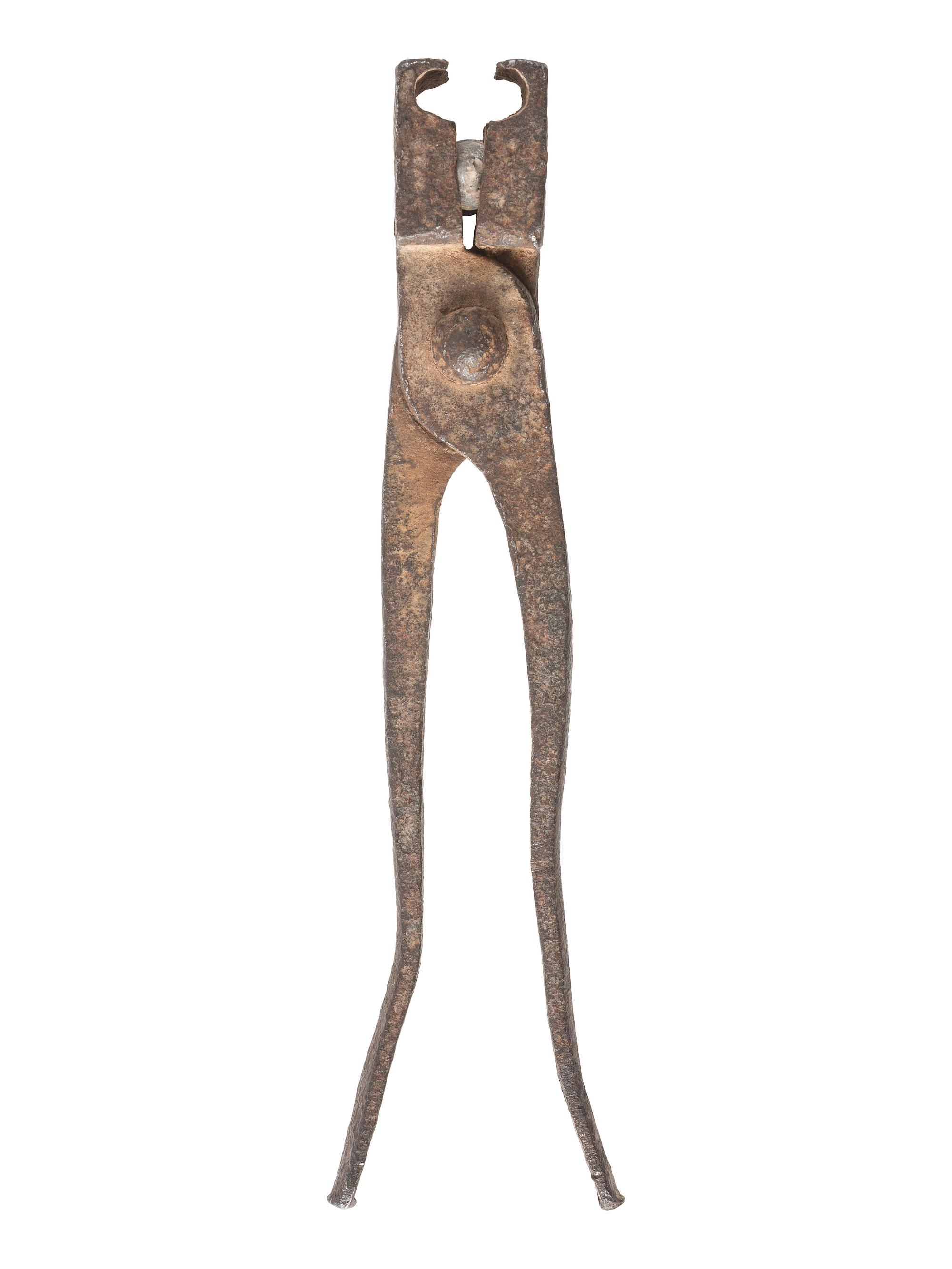 [CIVIL WAR]. .52 caliber bullet mold from Sharpshooter's Ridge, Glorieta, New Mexico, attributed as Sharps carbine Model 1859 example.