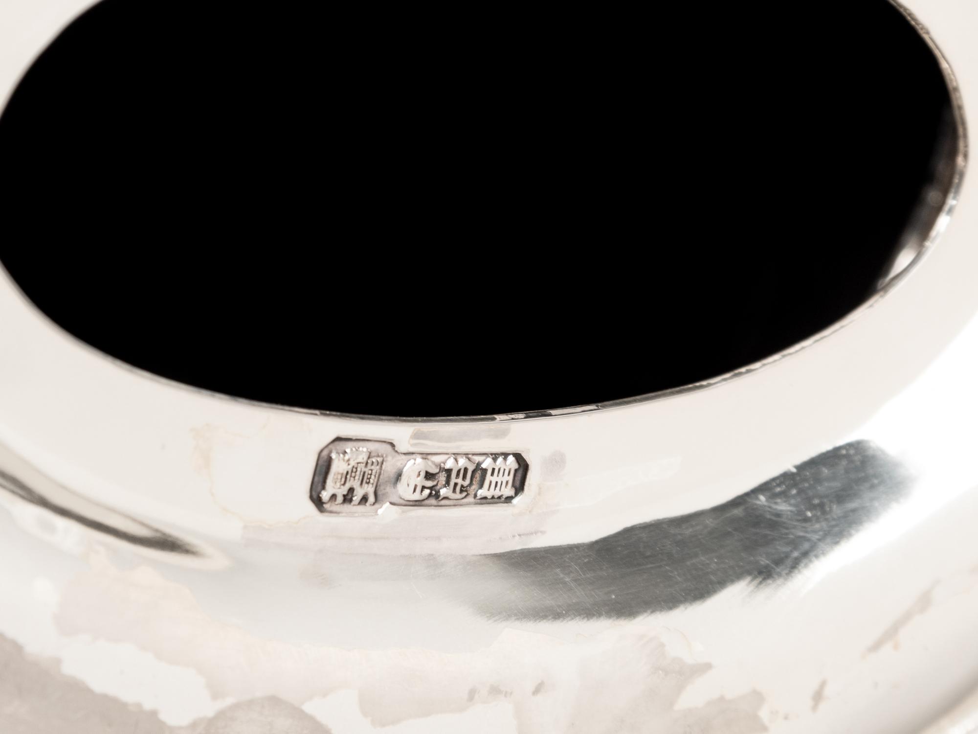 Two English Silver-Plate and Cut Glass Biscuit Jars and A Similar Sardine Box