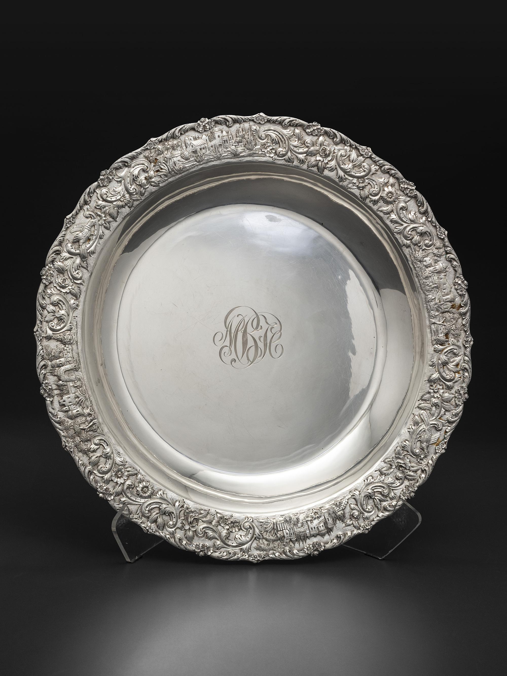 An American Silver Serving Bowl