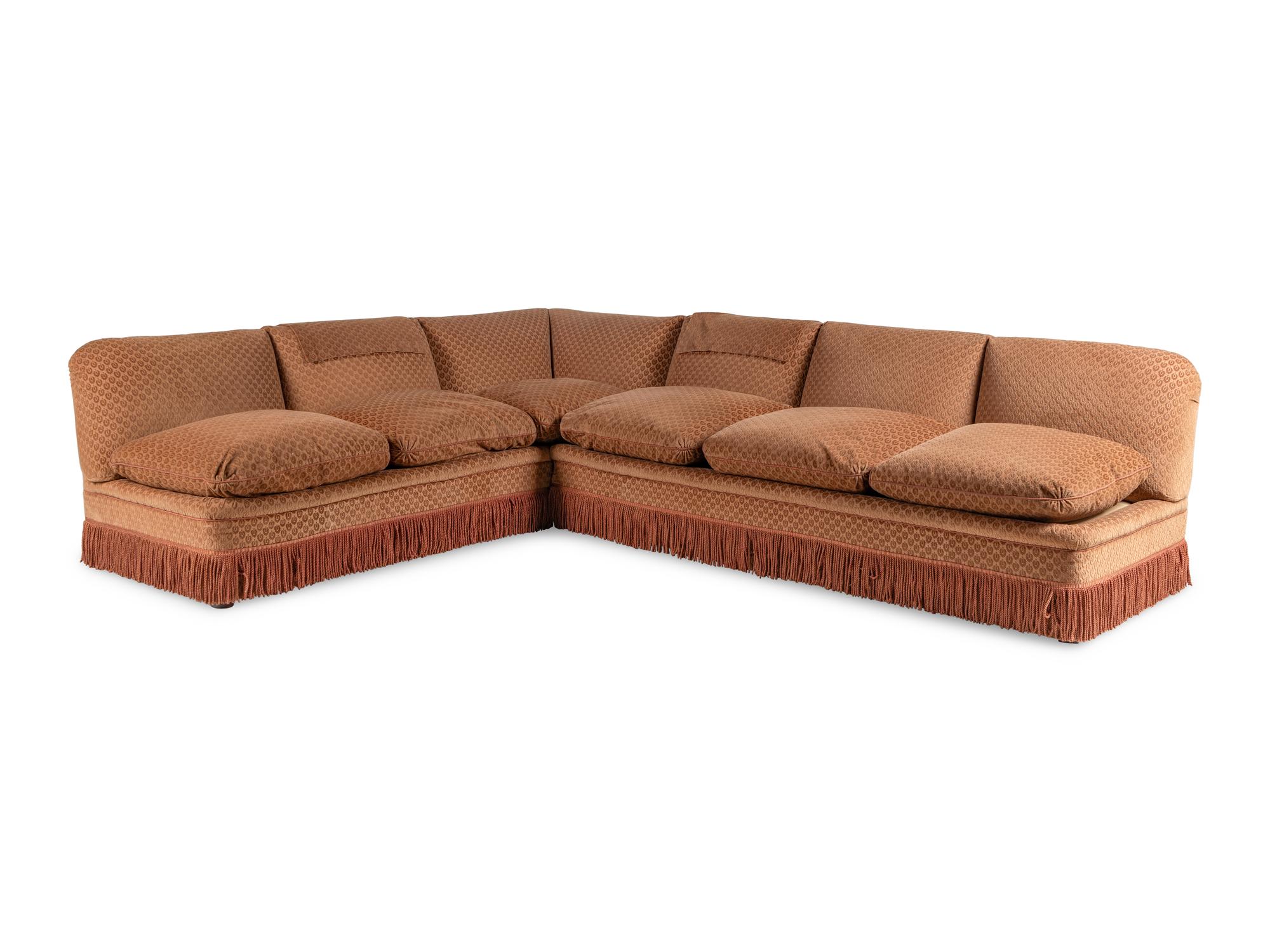 A Contemporary Upholstered Sectional Sofa