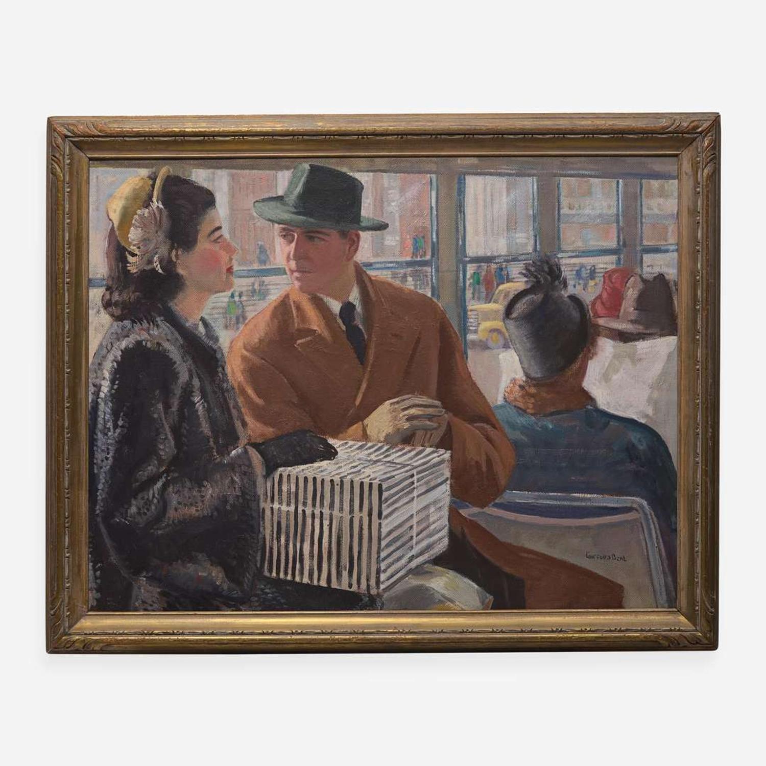 Gifford Beal (American, 1879–1956) Fifth Avenue Bus