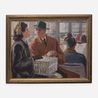 Gifford Beal (American, 1879–1956) Fifth Avenue Bus