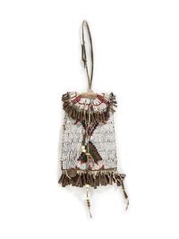 Sioux Beaded Hide Strike-a-Light Bag
