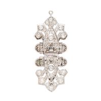 Diamond and Platinum Pendant
