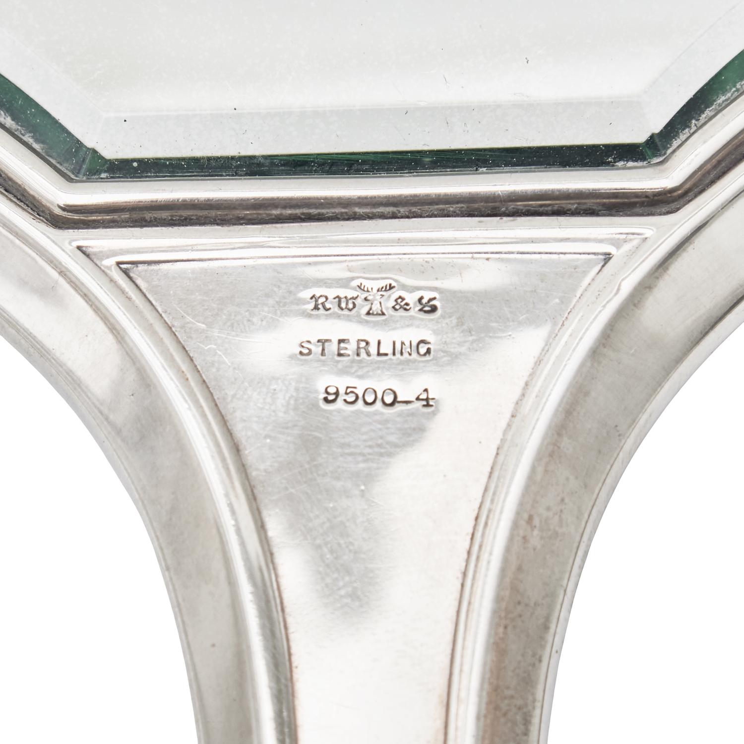 An Assembled American Silver Dressing Set