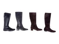 Nine Pairs of Designer Boots: Five Manolo Blahnik, Two Prada, One Delage, One Roger Vivier