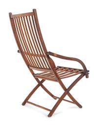 A British Colonial Folding Armchair