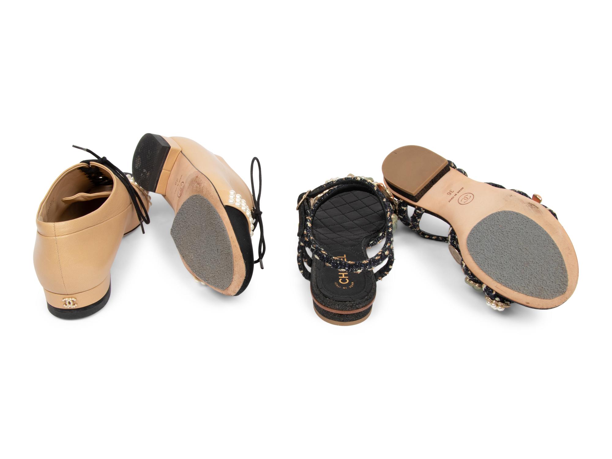 Two Pairs of Chanel Shoes, 2010-20s