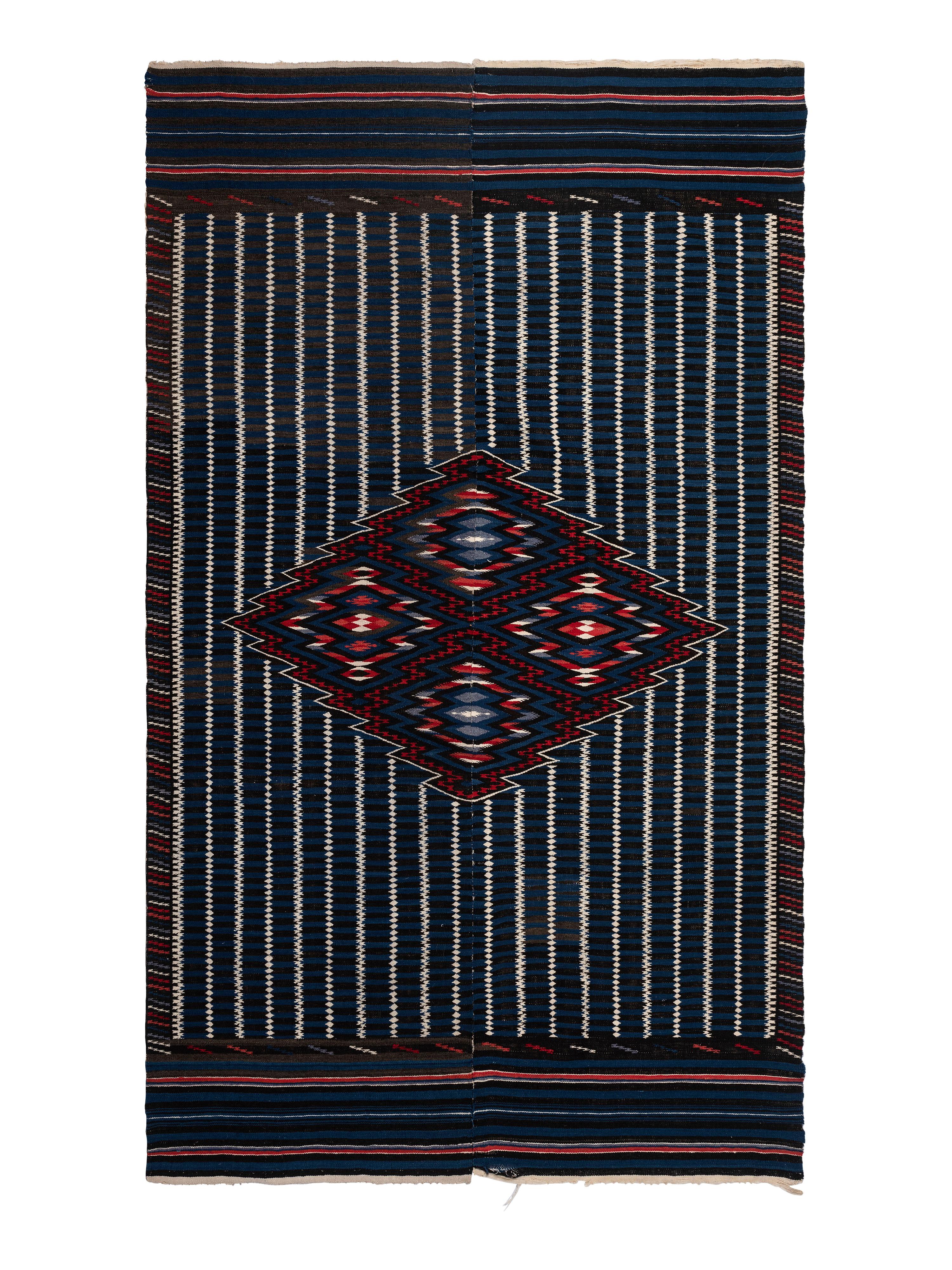 Mexican Late Classic Saltillo Serape