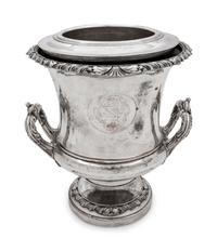 An English Silver-Plate Wine Cooler