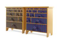 Pair of Reading Backwards and Reading Forwards Dressers