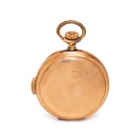GOLD-FILLED MINUTE REPEATER OPEN FACE POCKET WATCH