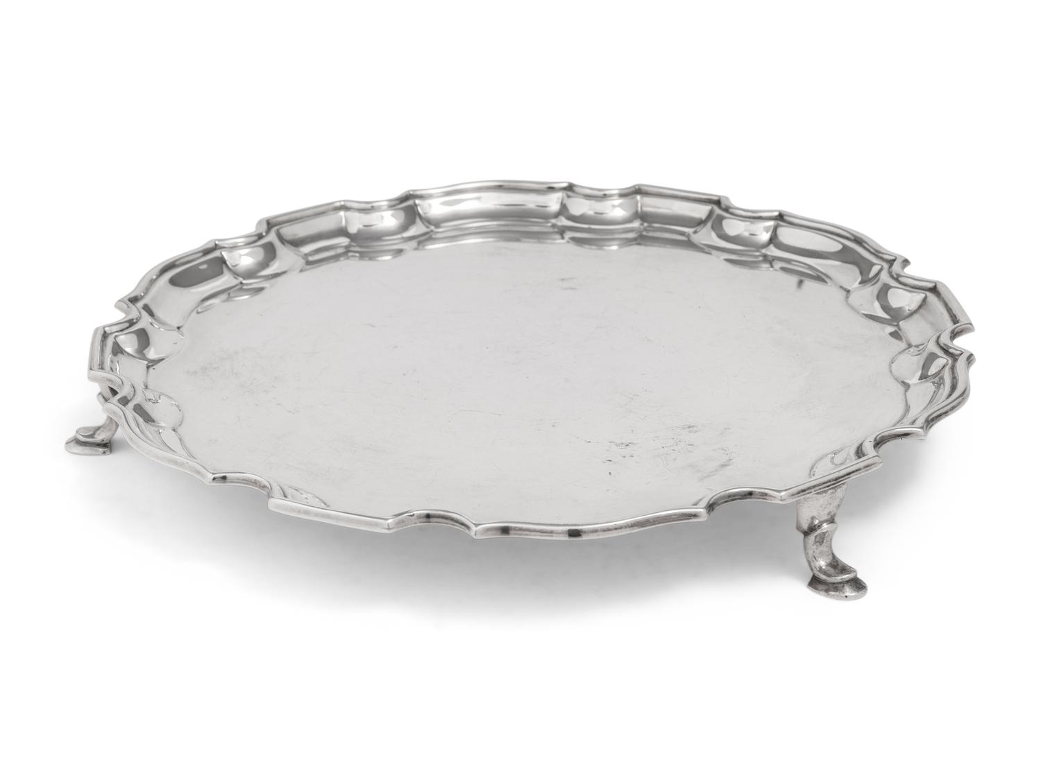 An English Silver Salver