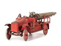 A Buddy L Aerial Pressed Steel Ladder Truck