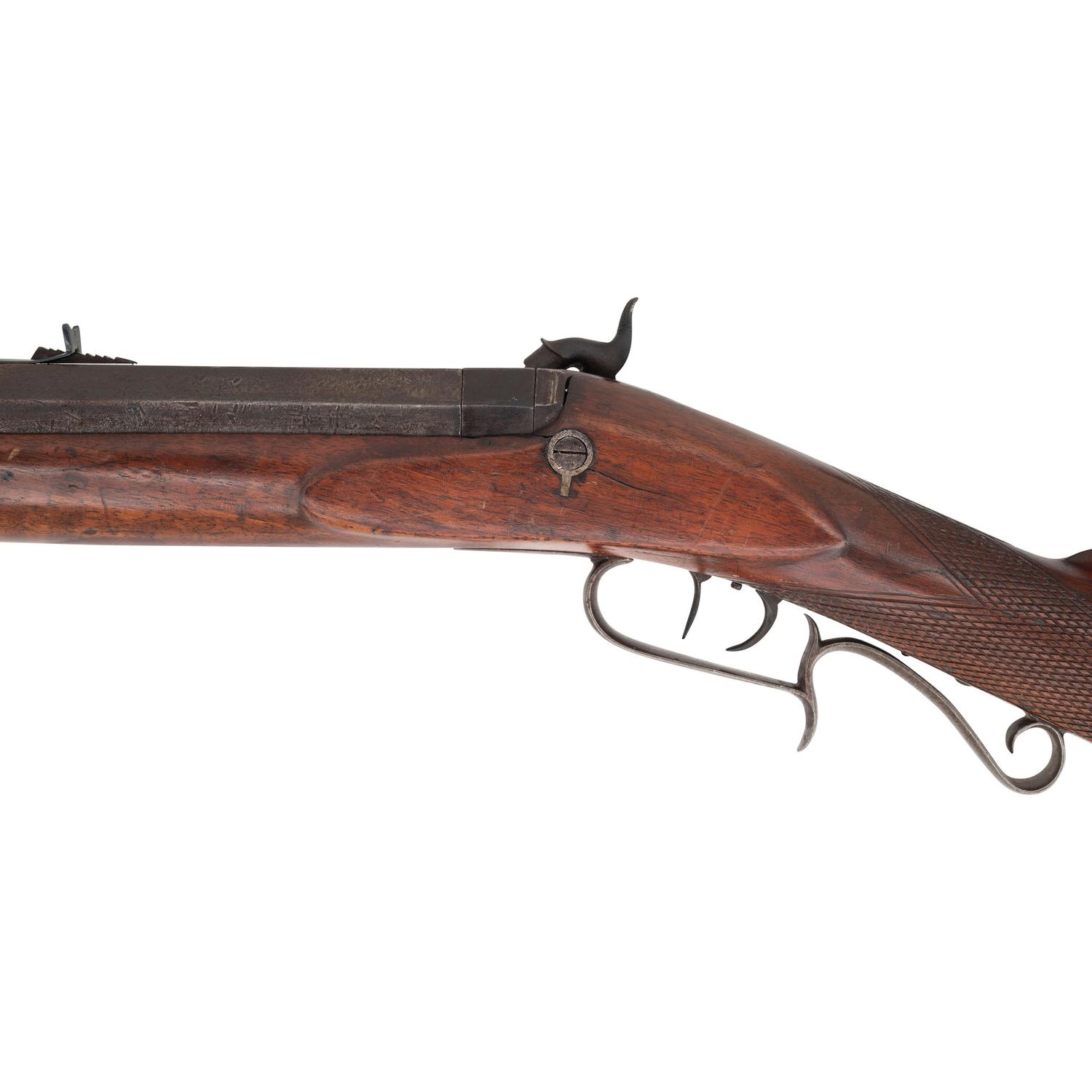 Liddle Marked San Francisco Heavy Barrel Percussion "Bear Rifle"