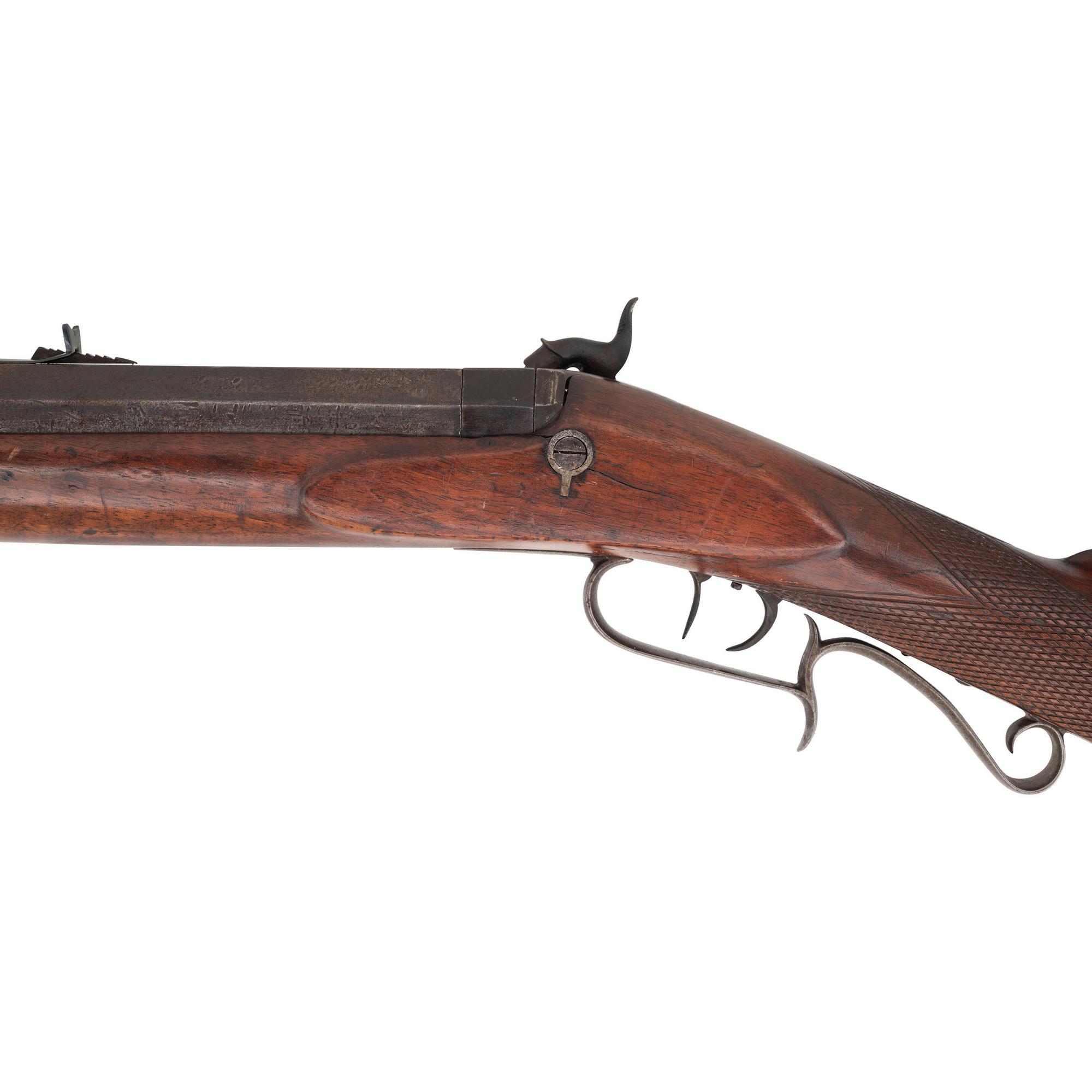 Liddle Marked San Francisco Heavy Barrel Percussion "Bear Rifle"