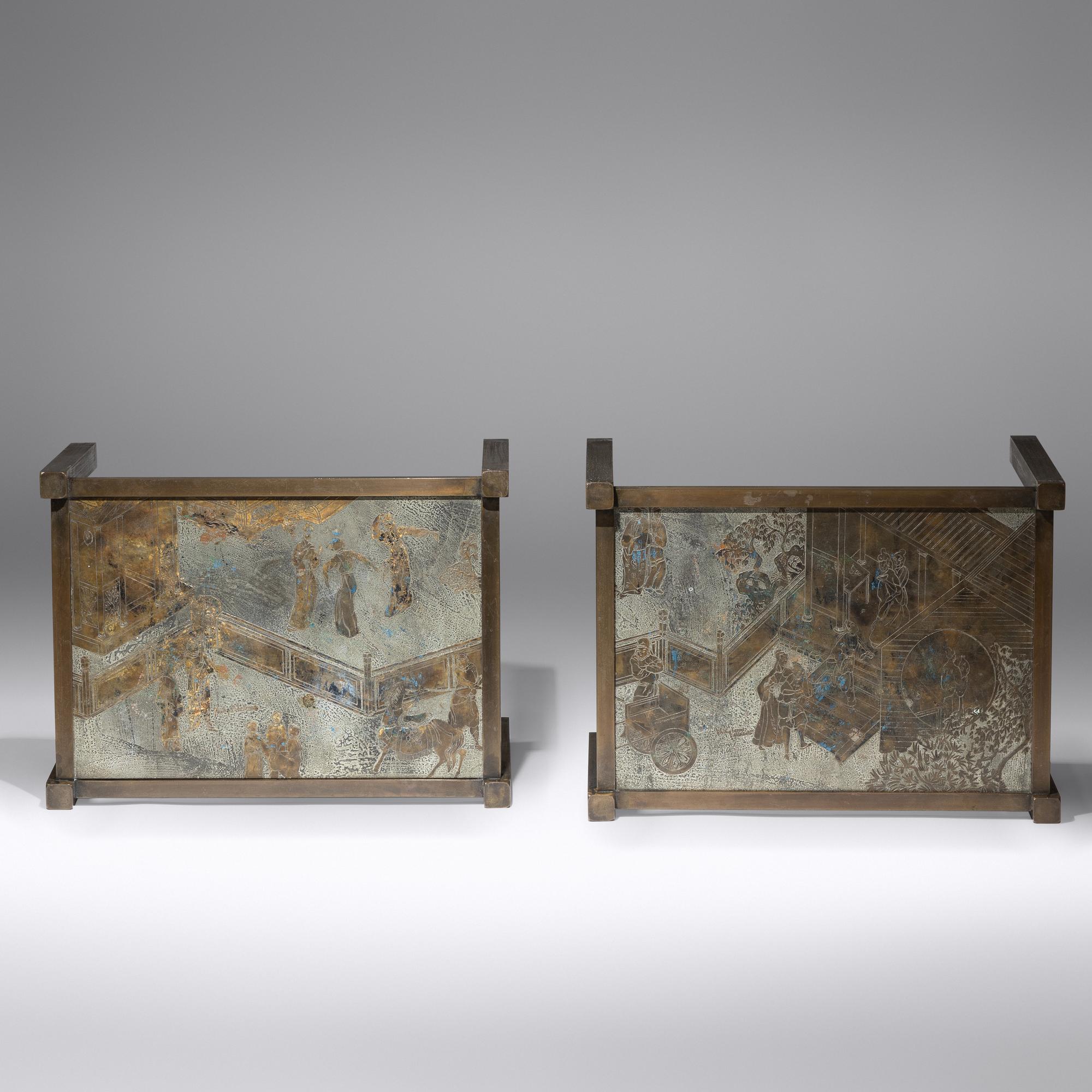 Pair of side tables, c. 1965