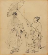 Three Sketches of Chinese Figures
