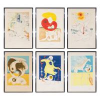 Salvador Dalí (Spanish, 1904-1989) — La Conquête du Cosmos II (the complete set of 6) , 1974/1977