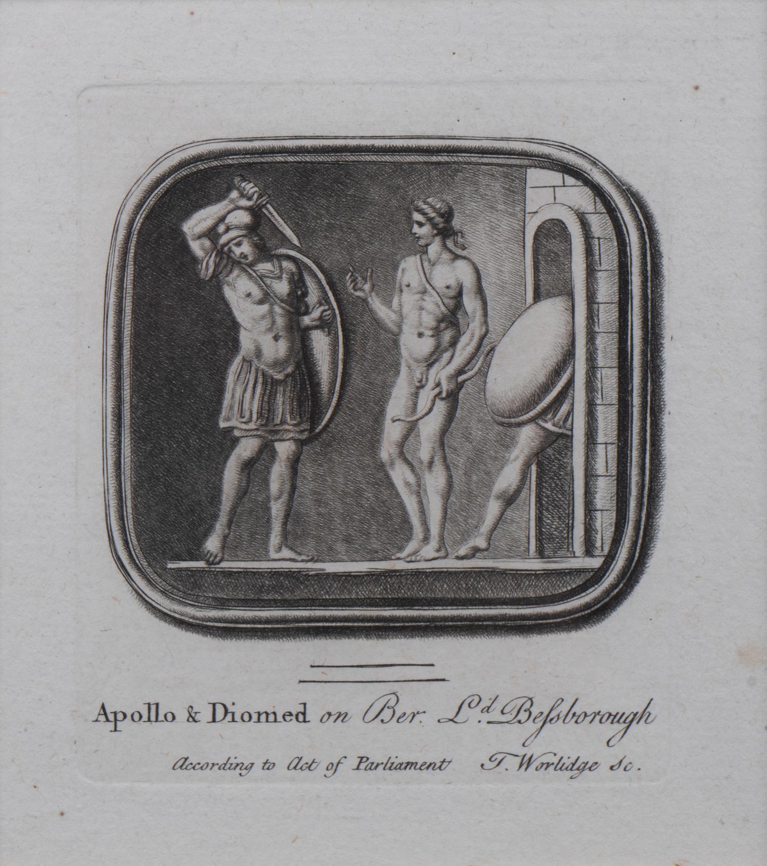 A Set of Six Grand Tour Engravings by Thomas Worlidge — 18TH CENTURY