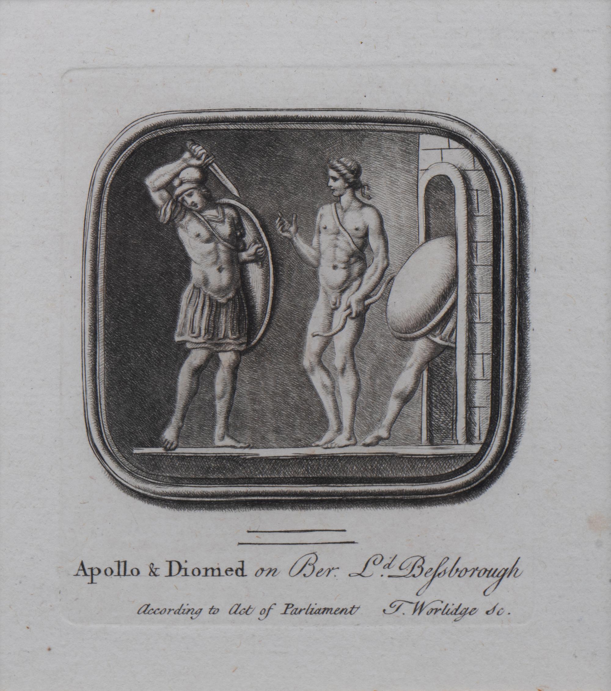 A Set of Six Grand Tour Engravings by Thomas Worlidge — 18TH CENTURY