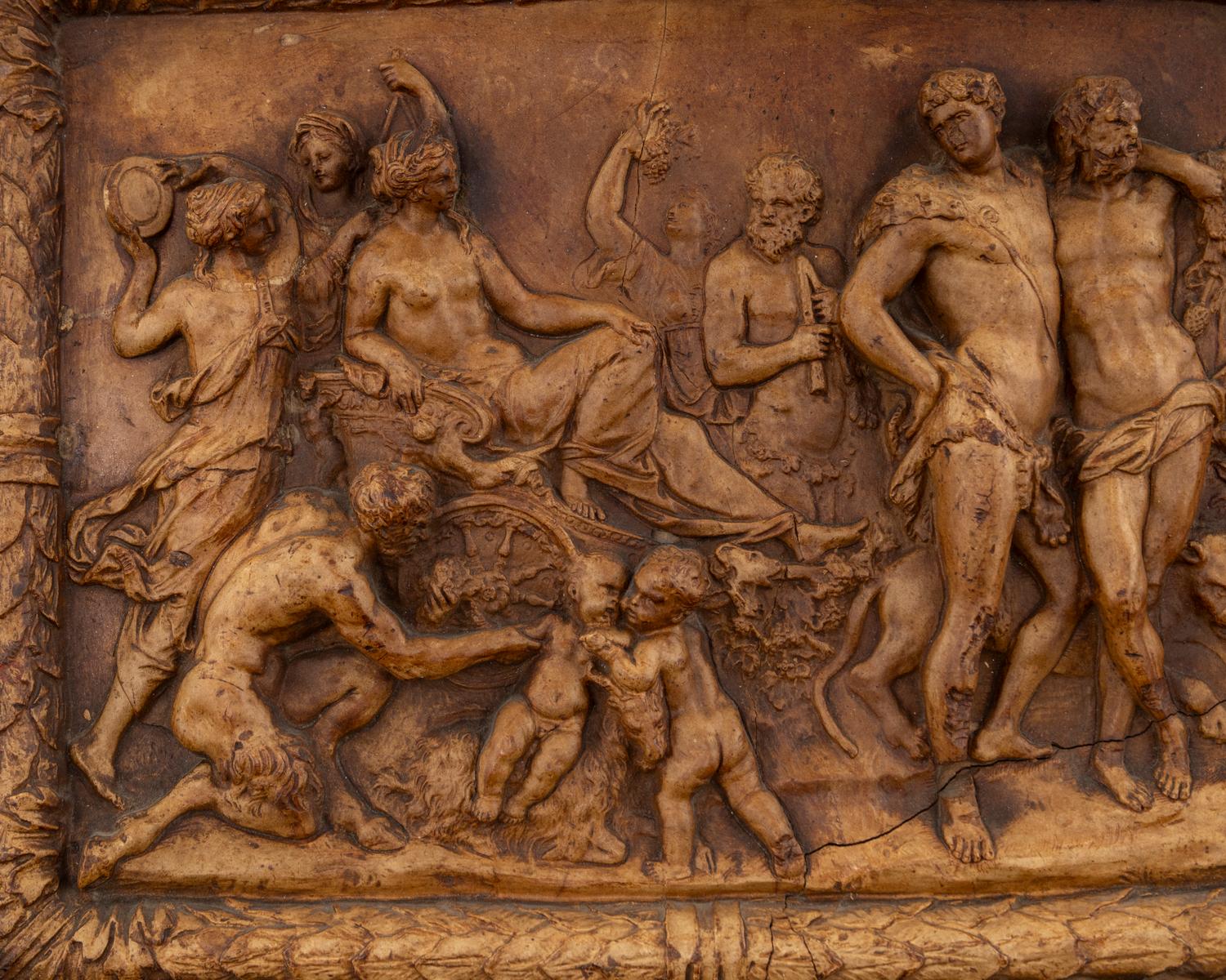 A French Terracotta Relief Depicting the Triumph of Ariadne