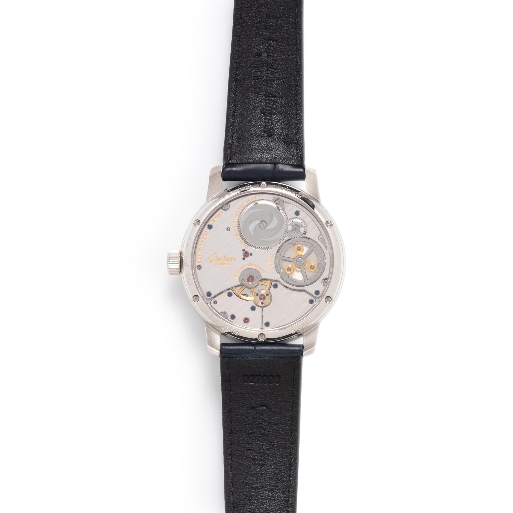 GLASHÜTTE, PLATINUM 'SENATOR CHRONOMETER TOURBILLON' WATCH