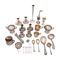 A Collection of Silver and Silver-Plate Table Articles