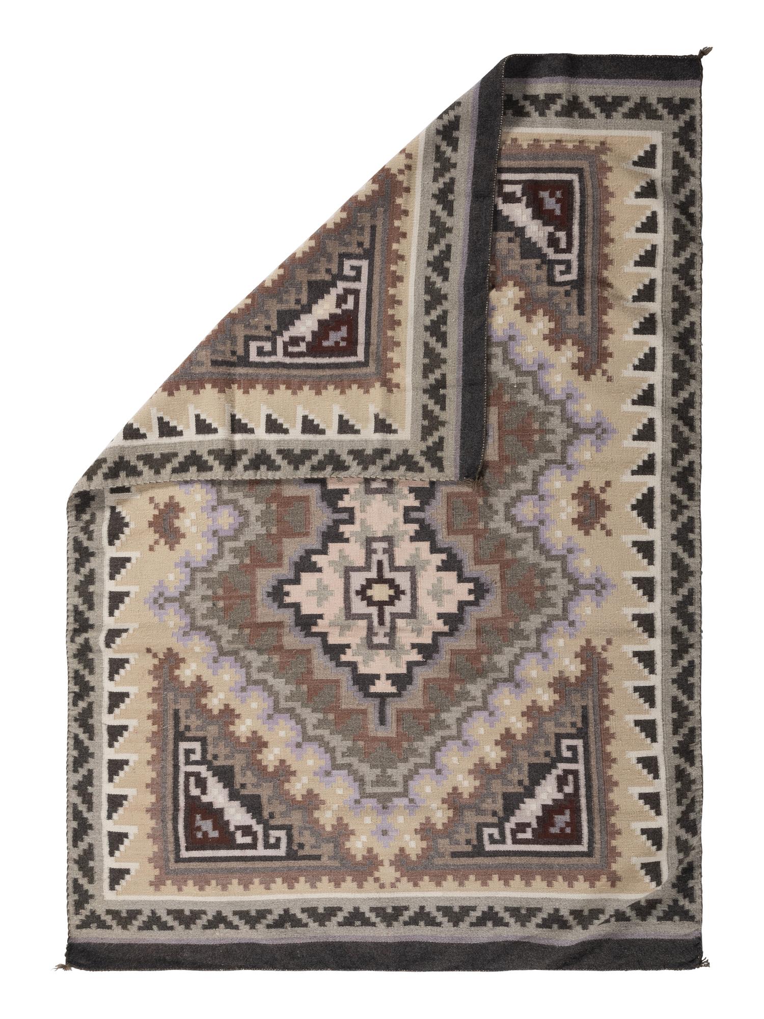 Navajo Two Grey Hills Weaving / Rug