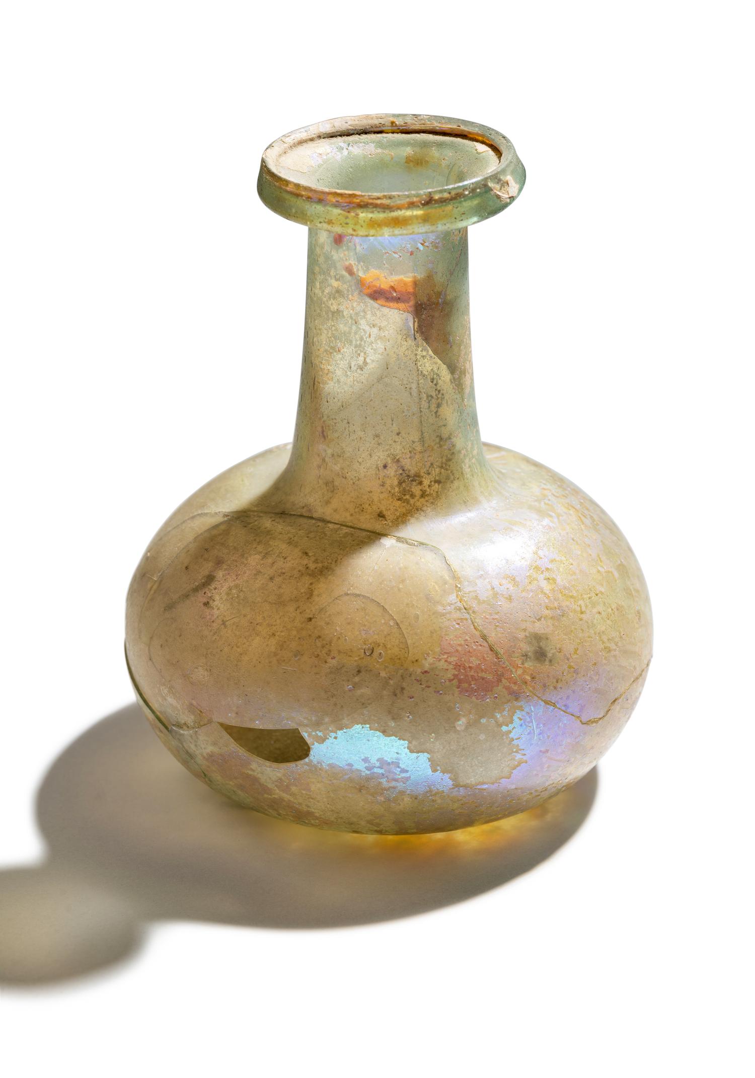 Eight Roman Glass Vessels