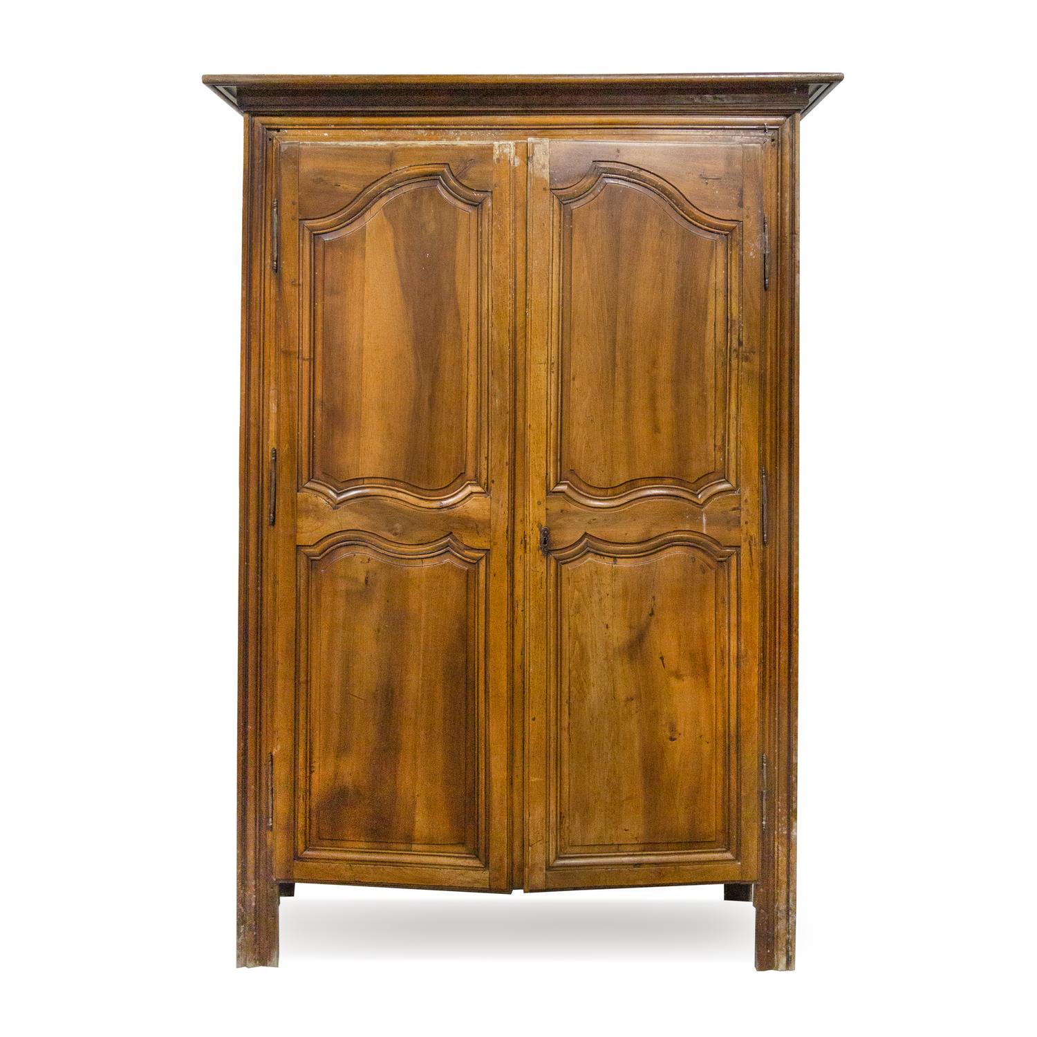 A French Provincial Fruitwood Armoire