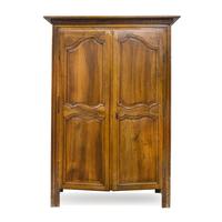 A French Provincial Fruitwood Armoire