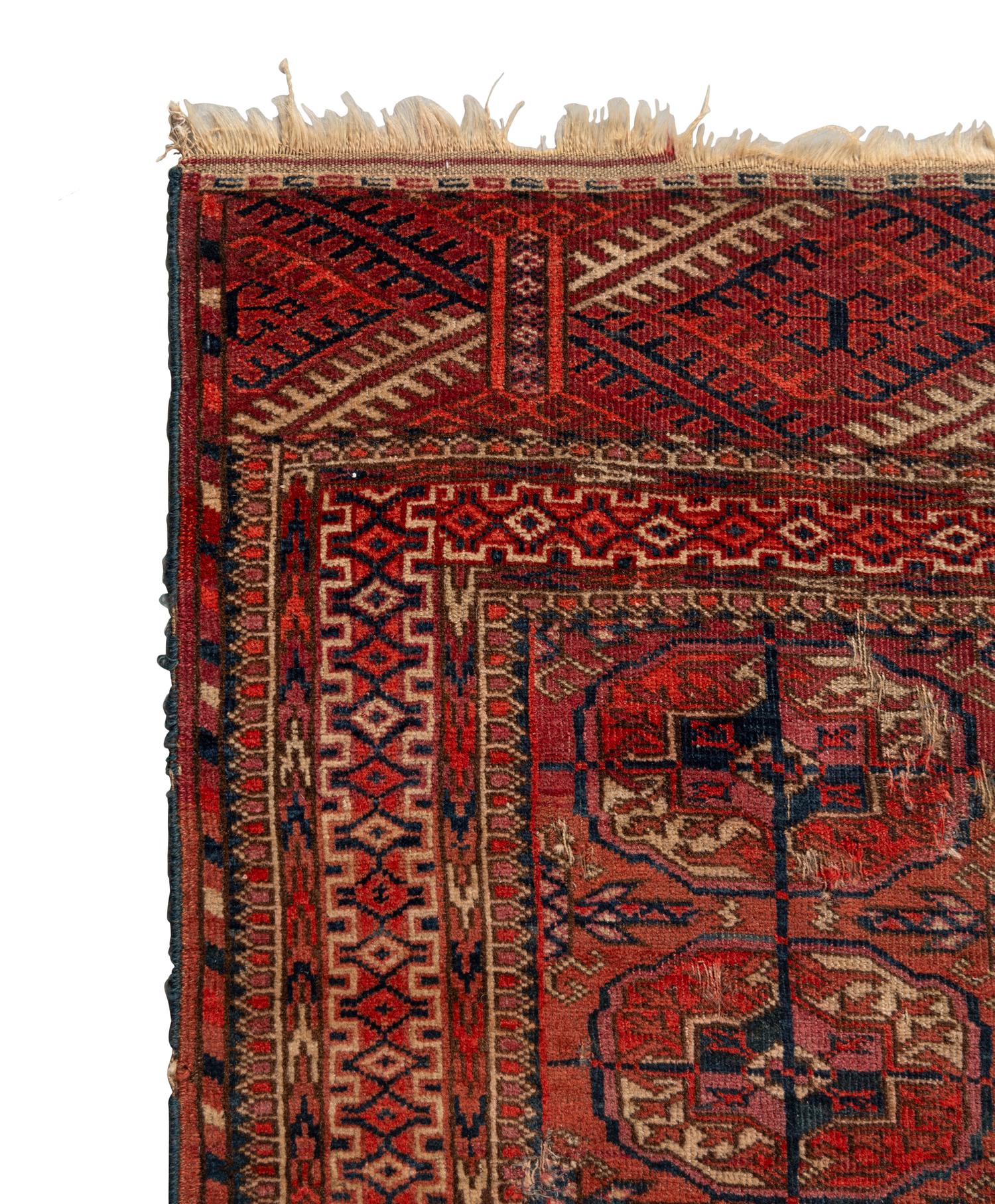 A Turkoman Wool Rug