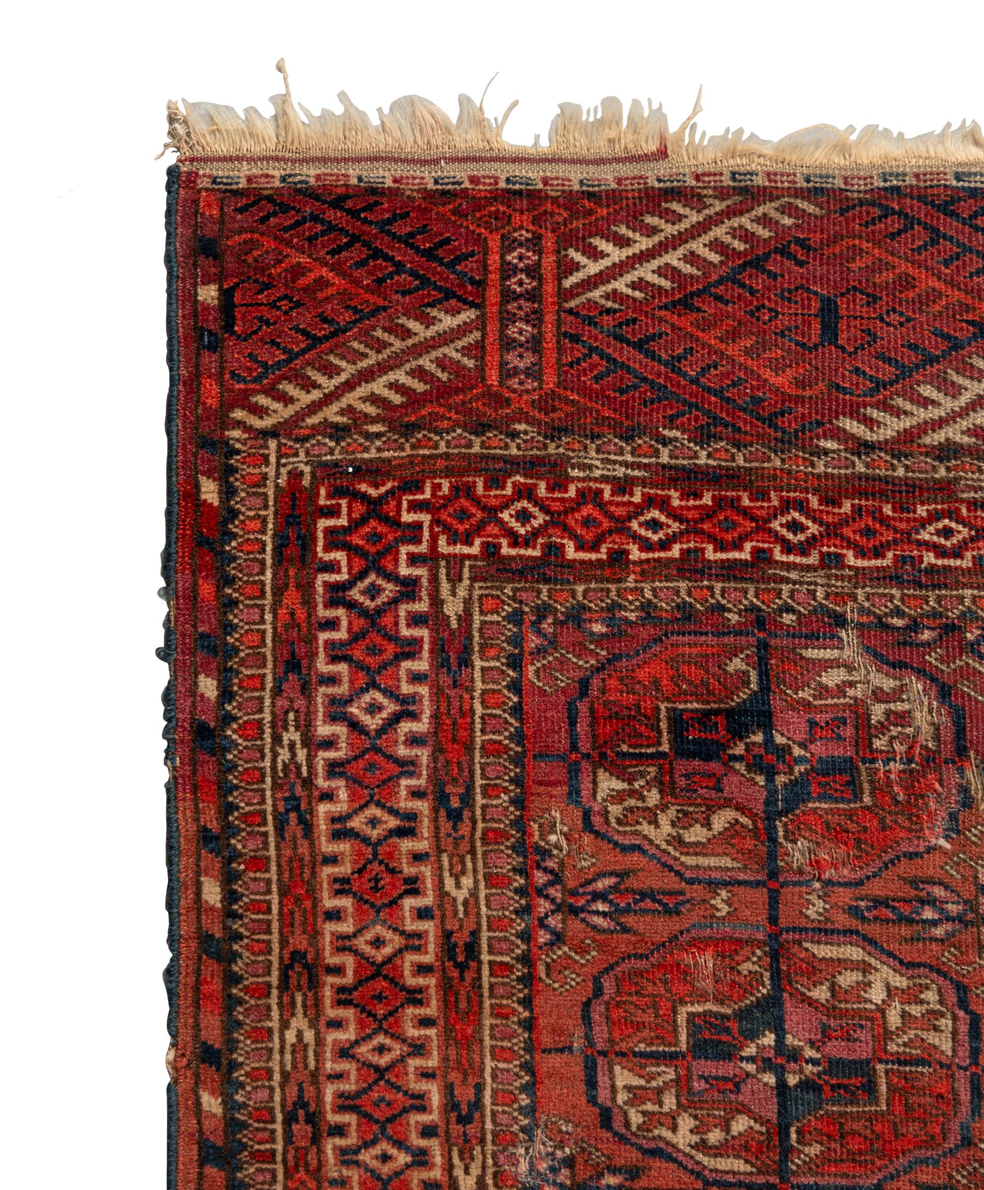 A Turkoman Wool Rug