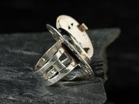 Sterling Silver Maskette Ring