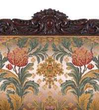 A Karpen Carved Mahogany Sofa