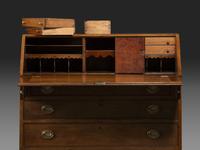 A Federal Inlaid Cherrywood Slant-Front Desk